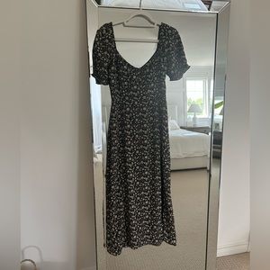 Abercrombie floral midi dress